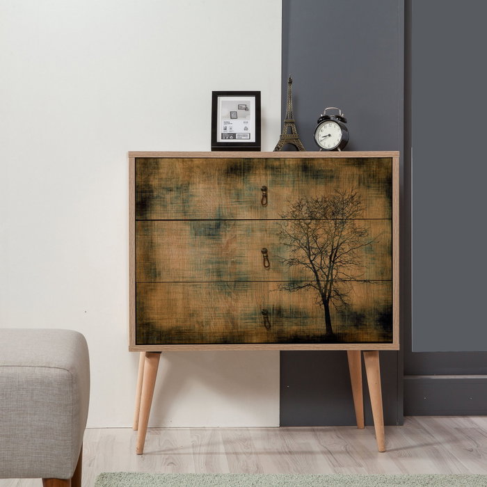 Hanah Home Cómoda Trio - 729 Roble Sonoma